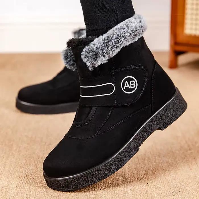 Bottines classiques avec fourrure pour femme