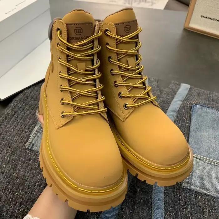 Bottes de rinçage à lacets pour femmes