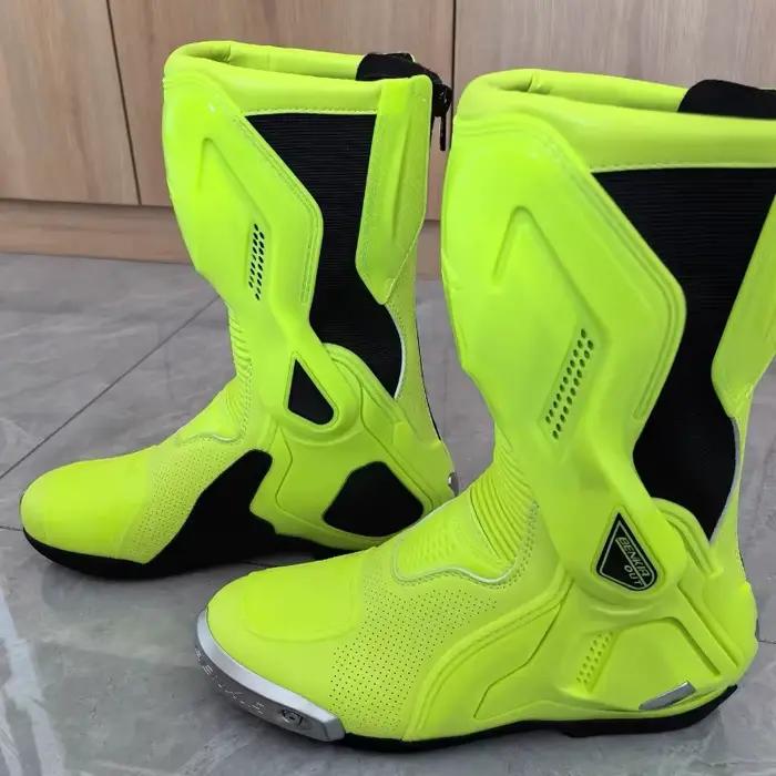 Bottes de moto BENKIA SH208 perforées respirantes pour la course sur piste occasions spéciales femmes hommes