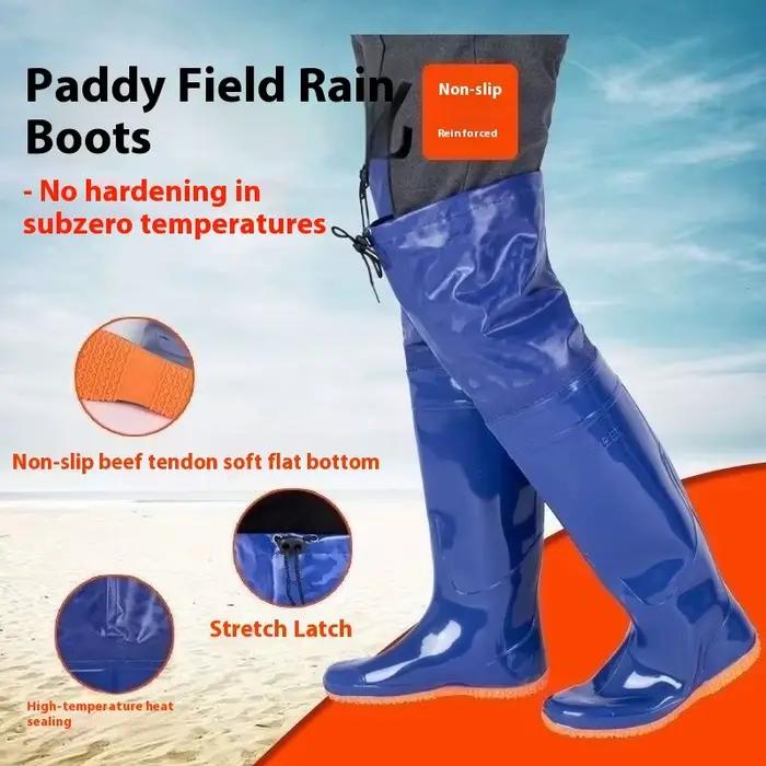 Bottes robustes et imperméables ORA-SOURCE pour jeunes agriculteurs et amateurs de jardinage toutes saisons bottes de plantation de riz antidérapantes et résistantes à l'usure