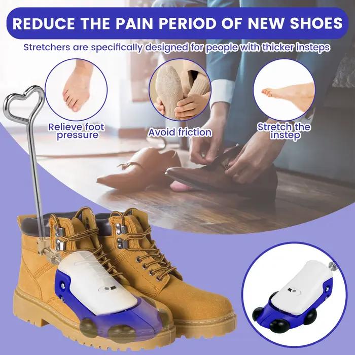 1Pc civière de botte civière de chaussure réglable extenseur de chaussure en toile botte/talon haut/bardeur de chaussure de sport pour hommes femmes pieds épais