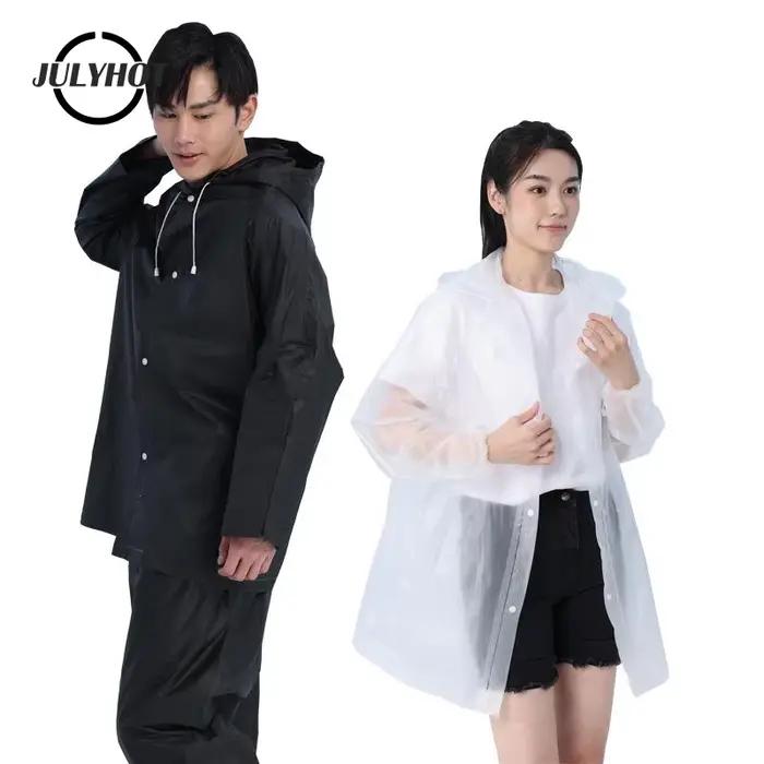 Veste imperméable JULYHOT en EVA pour homme et femme, résistante à la pluie, adaptable à la randonnée, à la pêche et aux sorties en ville