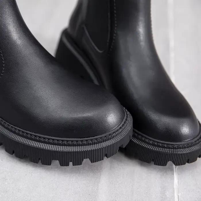 AIYUQI femmes Chelsea bottes en cuir véritable nouveau automne hiver mode