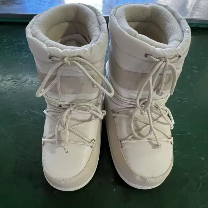 Nouvelles chaussures d'hiver pour femmes, bottes de neige ultra chaudes en fourrure exquise, bottes à plateforme tendance pour femmes, chaussures de créateur, Botas Feminina