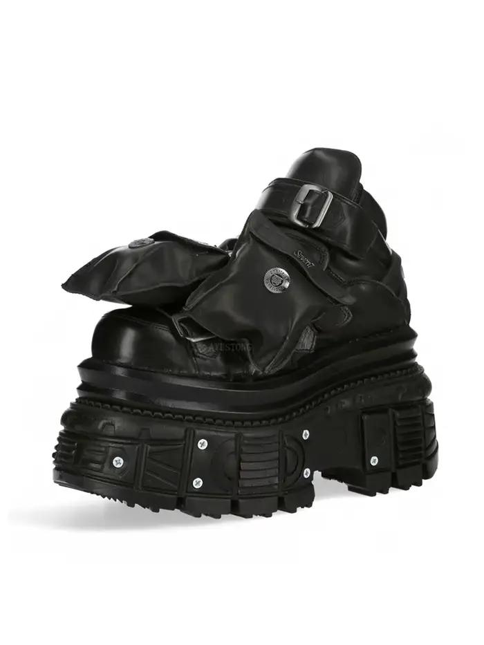 Bottes courtes femmes printemps automne bout rond talon haut design punk urbain bottes de ville mode casual femmes occassions spéciales