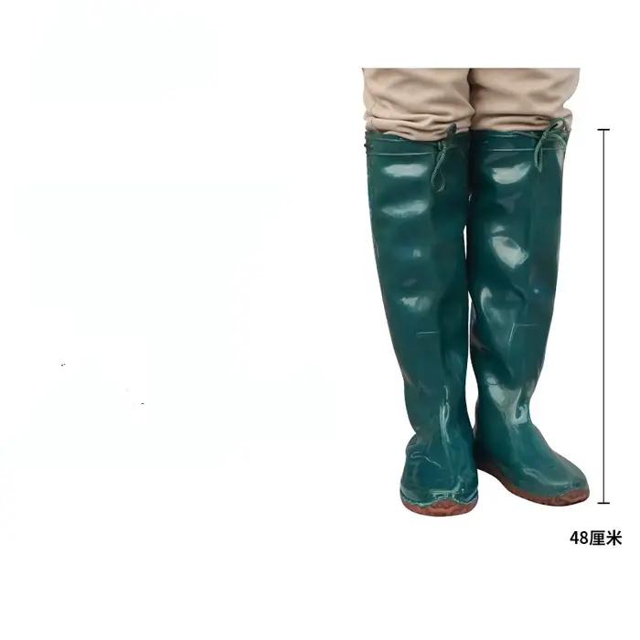 Bottes de pluie coordonnantes pliables pour hommes, chaussures de pêche souples, bottes de pluie astronomiques, voyage