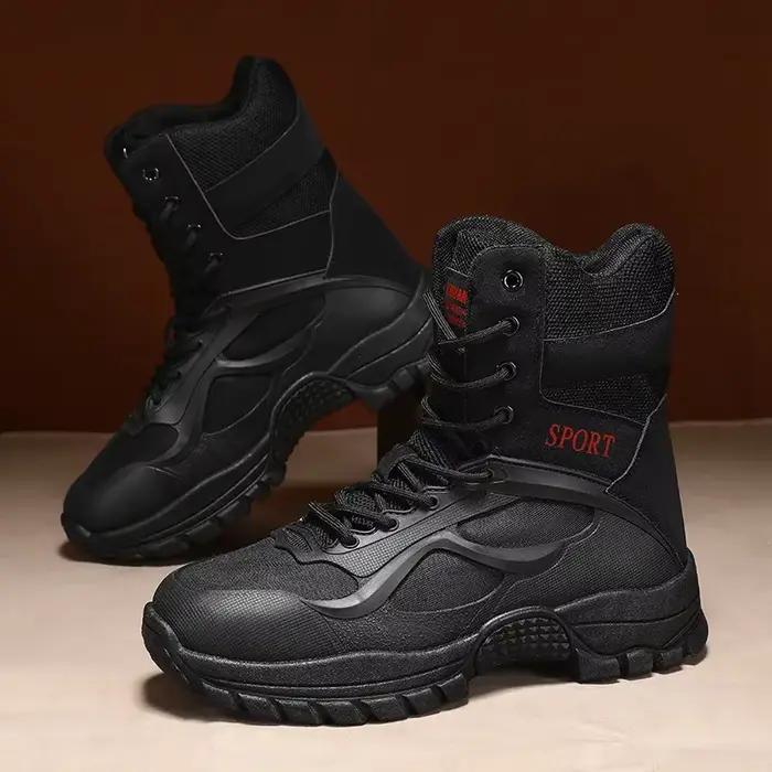Bottes militaires d'extérieur montantes