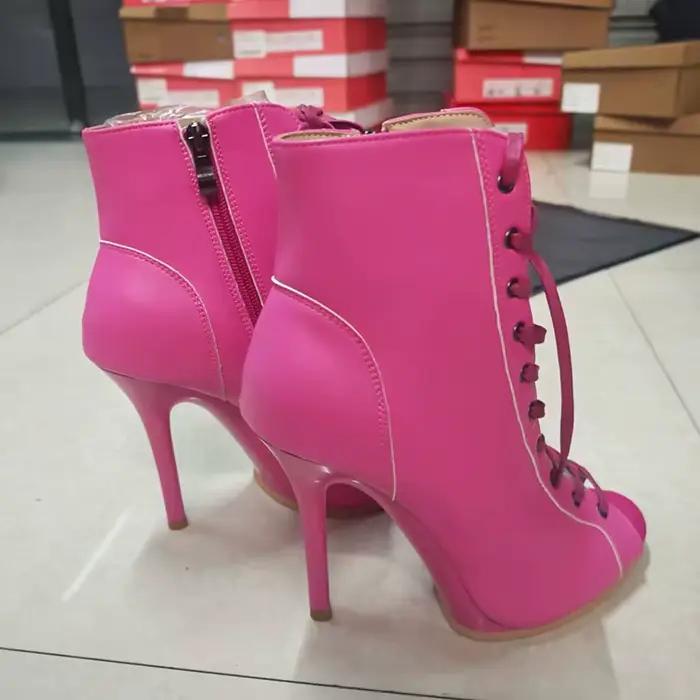 Bottines de danse à talons hauts de 9.5cm