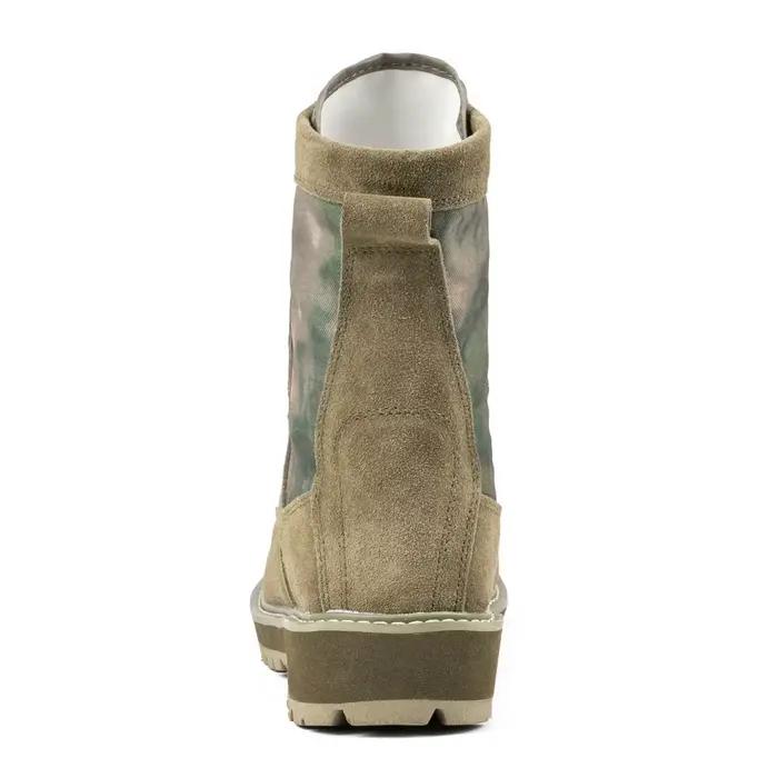 Bottes tactiques CQB.SWAT en daim de vache pour hommes, camouflées, à lacets, confortables et durables pour randonnée et travail en plein air