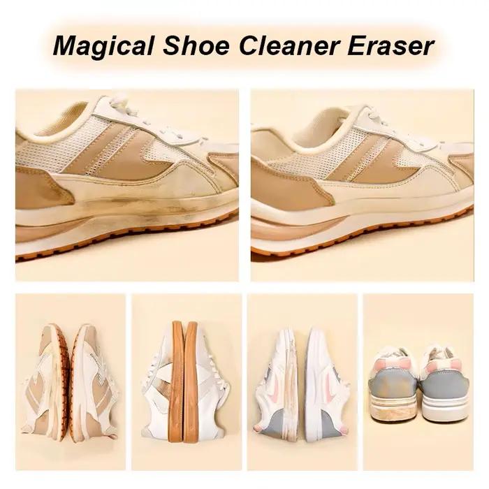 Gomme Nettoyante pour Chaussures en Daim et Baskets – Soin des Chaussures en Cuir Mat – Revitalisant et Détachant pour Cuir Velours – Outil de Blanchiment ﻿