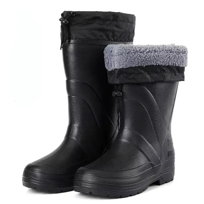 2025 nouveaux hommes bottes de pluie de haute qualité EVA