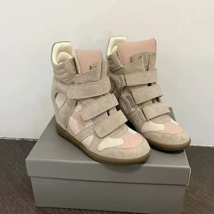 Bottines femme 2026 cuir véritable talon caché plateforme baskets design moderne couleurs empiècements ocassions spéciales