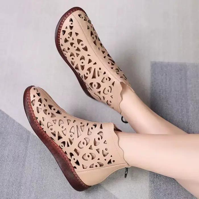 Bottes d'Été en Maille Respirante pour Femme