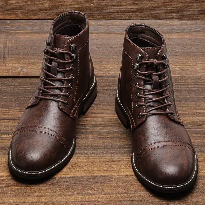 Bottes en cuir 2026, style rétro
