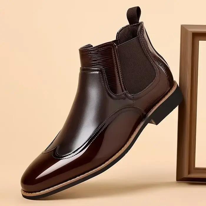 Bottes de luxe rétro pour hommes