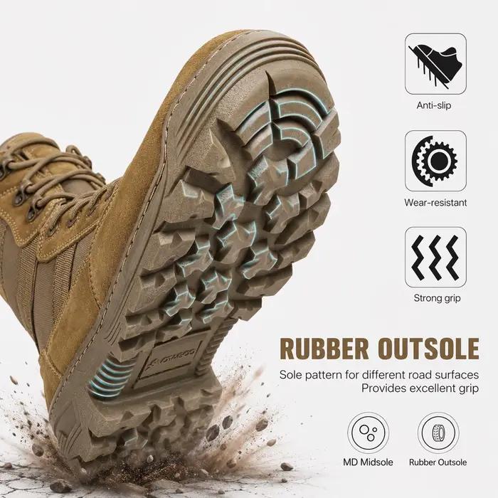 VOTAGOO Bottes de combat tactiques militaires pour hommes