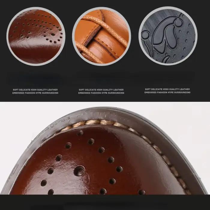 Chaussures Oxford pour hommes faites à la main