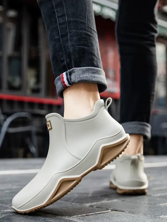 Nouvelles chaussures de pluie cheville femmes