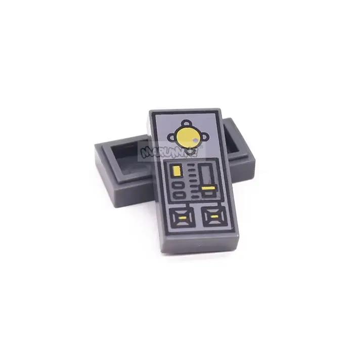 Marumine – blocs de construction MOC briques, carreaux 3069bpc1 1 1x2, avec panneau de commande de véhicule, motif amis de la ville, accessoires, jouets pour enfants, 50 pièces