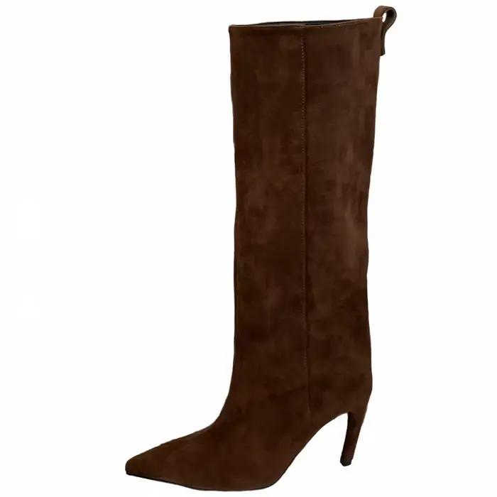 Bottes longues pour femme style gothique chelsea hiver résistantes aux intempéries avec semelle en caoutchouc et doublure en latex pour femme bottes de moto occasions spéciales