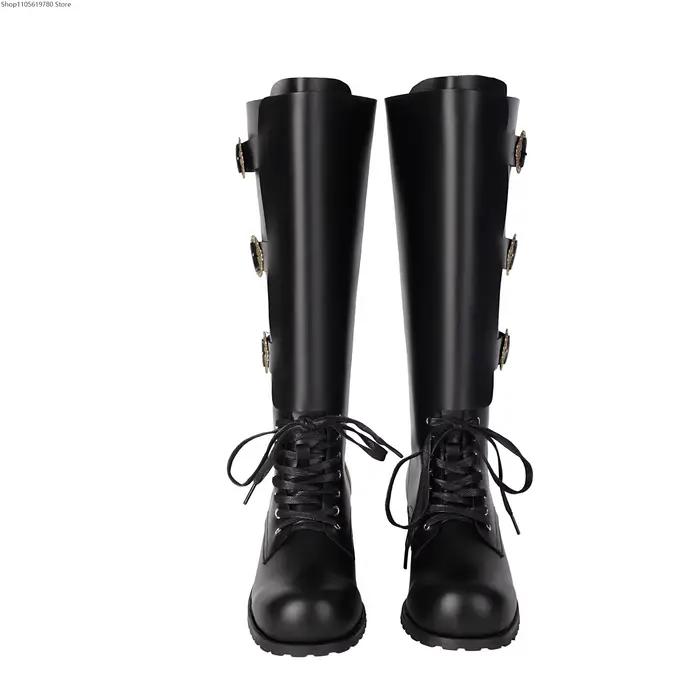 Bottes de chevalier rétro médiéval européennes pour hommes, nouvelle collection 2026, pour cosplay adulte, Halloween, bal masqué, scène, costume de fantaisie