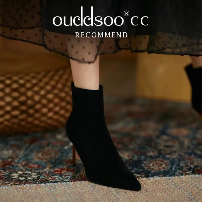 Ods-Bottes courtes à talons hauts pour femme