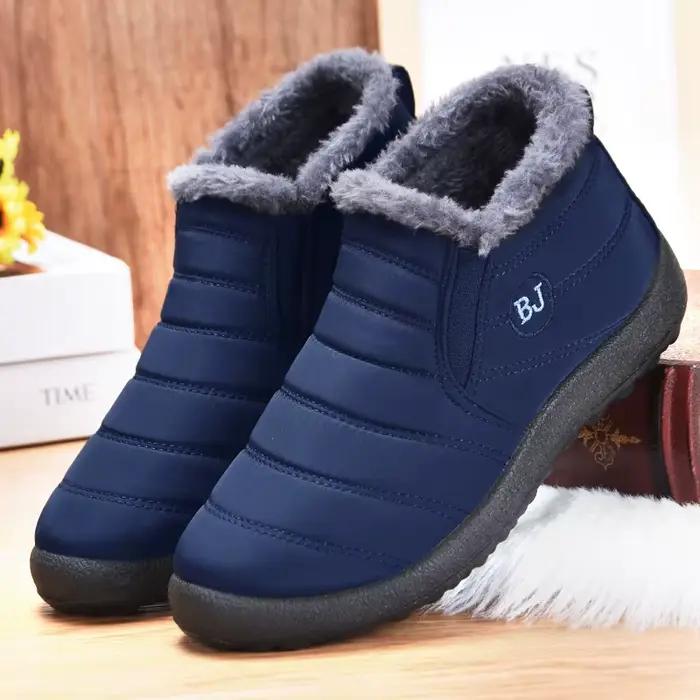 ELUVA hommes bottes de neige thermique imperméable bottes d'hiver anti-dérapant chaussures de plein air pour hommes chaud confortable léger bottes de chasse