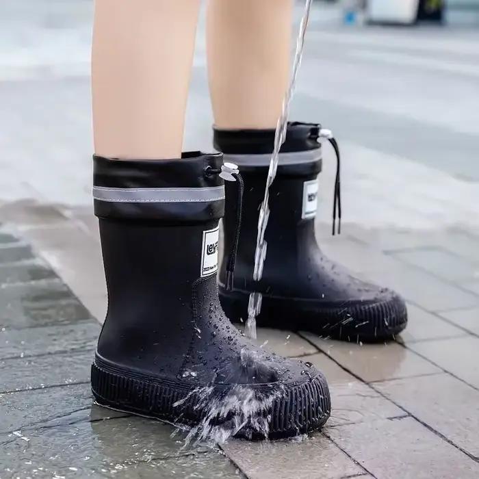 Bottes de pluie imperméables non aldes pour hommes et femmes