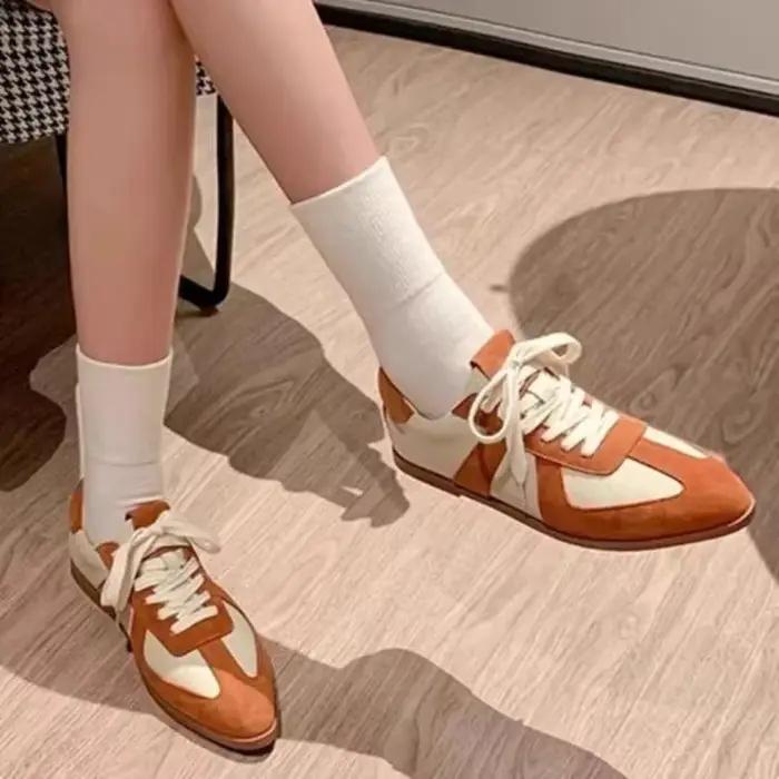 Chaussures de course confortables à lacets pour femmes, chaussures de randonnée, nouvelle collection printemps 2024