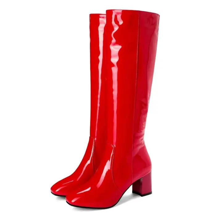 Bottes hautes au genou pour femmes