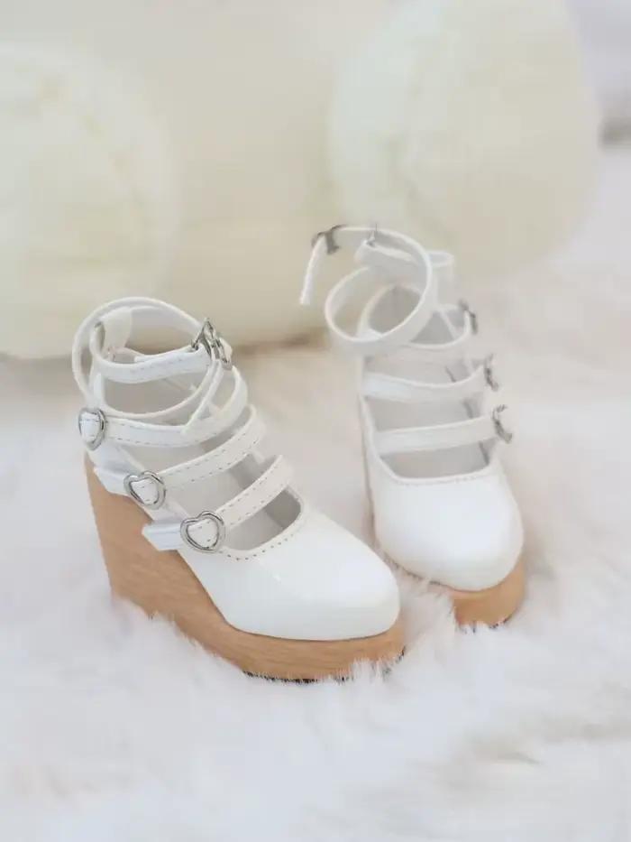 Chaussures de poupée BJD pour poupée 1/3 1/4, noires, roses, bleues, blanches, à talons hauts, accessoires pour poupée, chaussures de jouet, cadeau