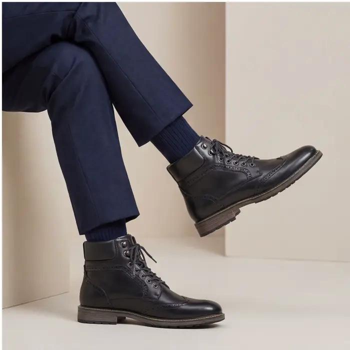 Bottes pour hommes rétro confortables