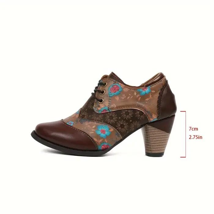 Bottes à talon épais et bout rond pour femme