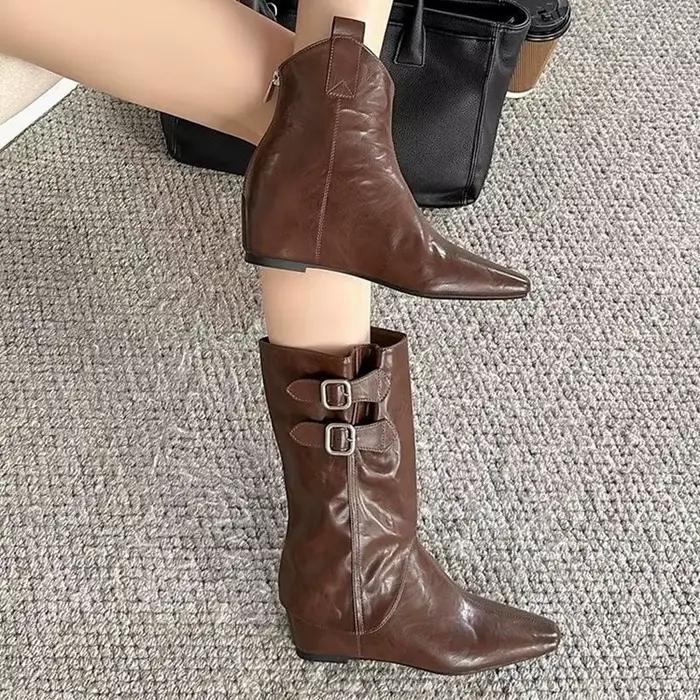 Bottes mi-jambes à deux vêtements