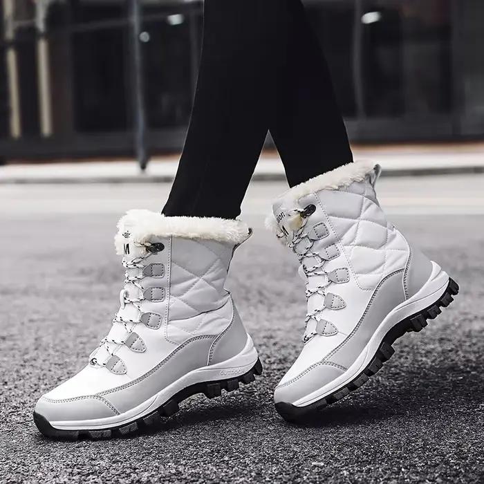 ELUVA bottes de neige thermiques femmes imperméable anti-dérapant bottes d'hiver pour femmes chaud confort léger chaussures de randonnée en plein air