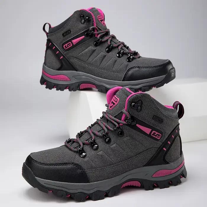 Hiver femmes cheville en plein air Trekking bottes chaussures de randonnée femme escalade