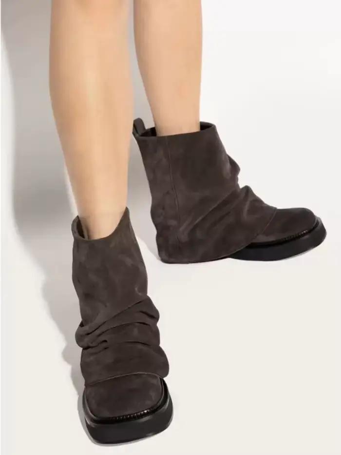 Bottes mi-mollet pour femmes