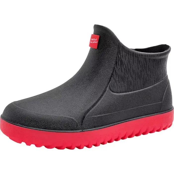 2025 bottes de pluie pour hommes nouvelles chaussures de pêche de randonnée en plein air travail de cuisine