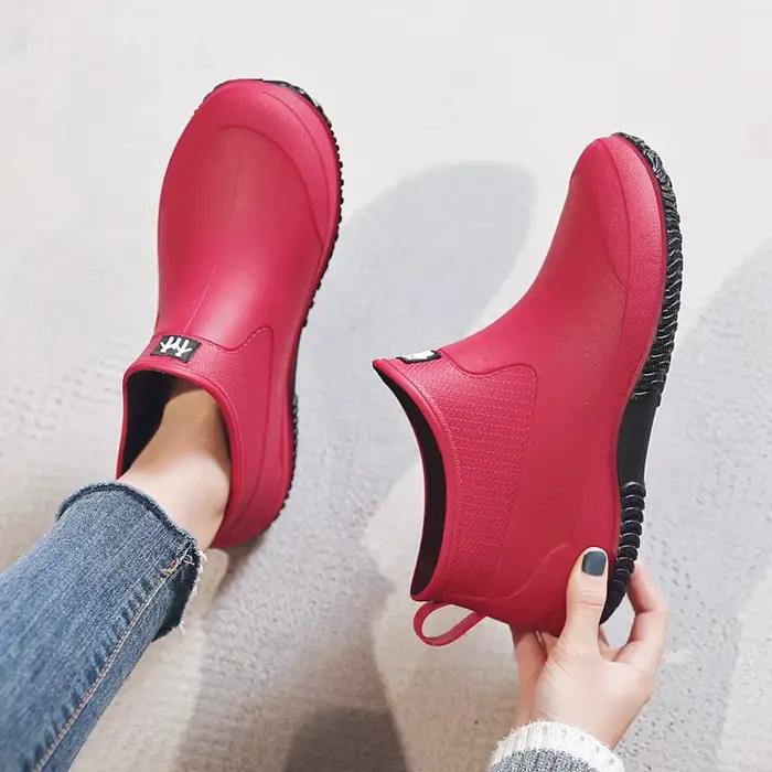 Bottes de pluie courtes pour femmes
