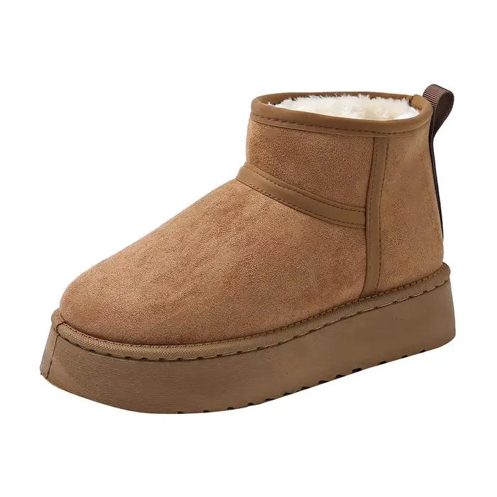 Bottes de neige à fond épais pour femmes