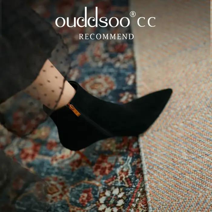 Ods-Bottes courtes à talons hauts pour femme