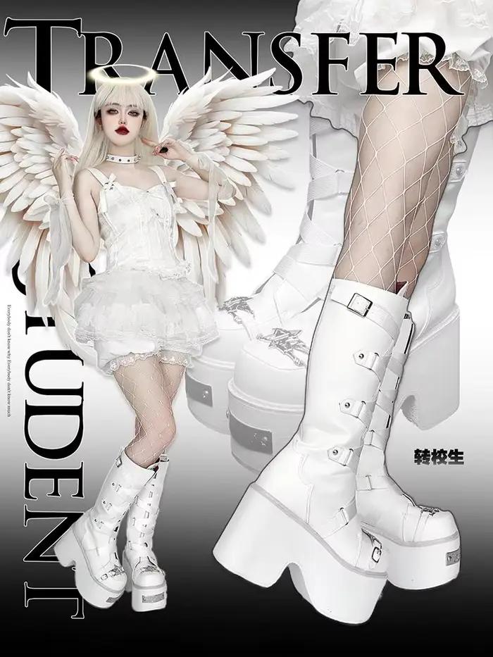 Lost Star Track Bottes Lolita pour Femme