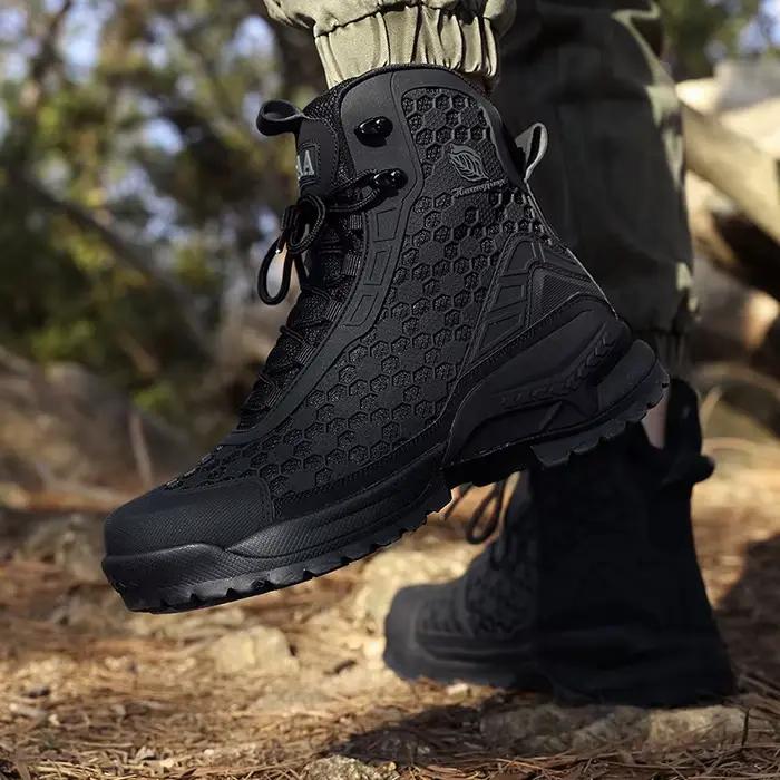 Nouvelles bottes de travail en cuir de haute qualité pour hommes