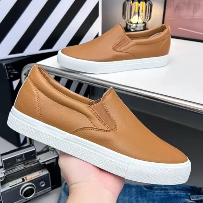 Chaussures décontractées pour hommes gris marron chaussures décontractées à fond plat mocassins pour hommes chaussures pour hommes espadrilles décontractées hommes