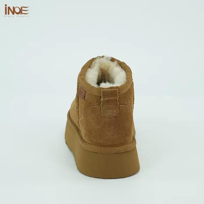 INOE Bottes de neige d'hiver pour femme