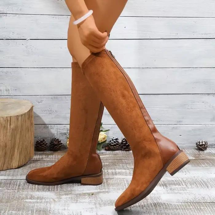 Bottes longues au genou pour femmes