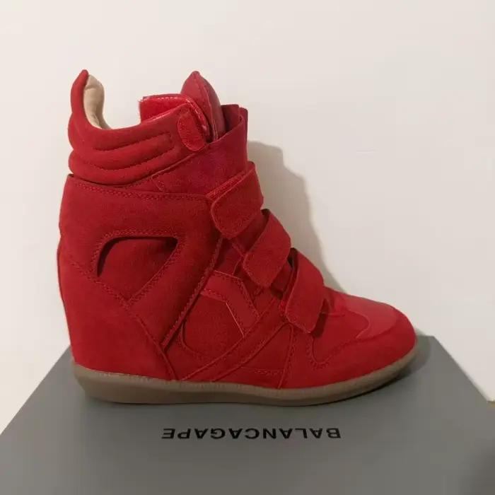Bottines pour femmes 2026, nouvelle collection, en cuir véritable, talon caché de 8 cm, baskets plateforme pour femmes, design tendance avec empiècements de couleurs, chaussures pour femmes