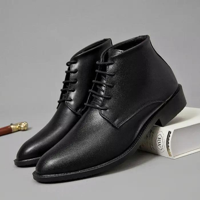 Bottes en cuir décontractées et tendance pour homme