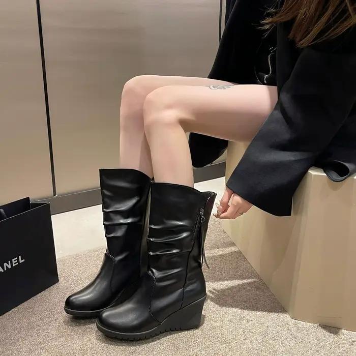 Bottes tendance grande taille pour femmes