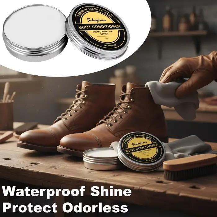 Crème de soin pour bottes en cuir